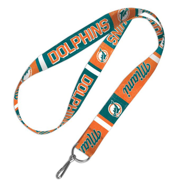 Miami Dolphins / Classic Logo RETRO Lanyard 1"