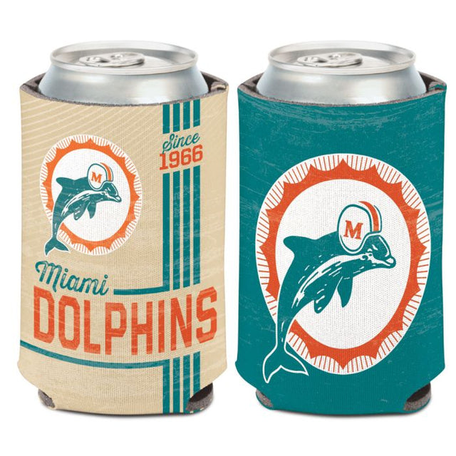 Miami Dolphins / Classic Logo Vintage Can Cooler 12 oz.