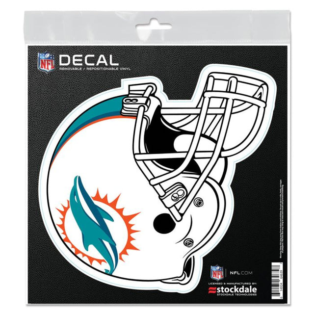 Miami Dolphins HELMET All Surface Decal 6" x 6"