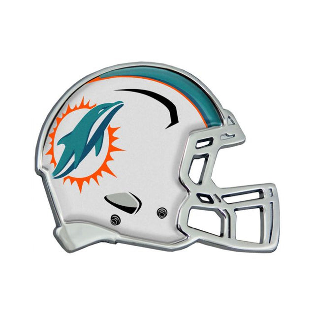 Miami Dolphins HELMET Chrome Metal Domed Emblem