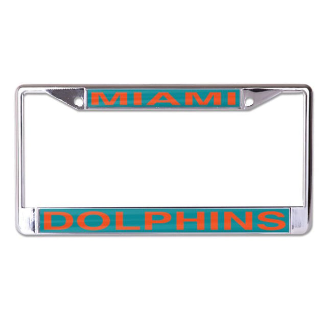 Miami Dolphins Lic Plt Frame S/L Printed