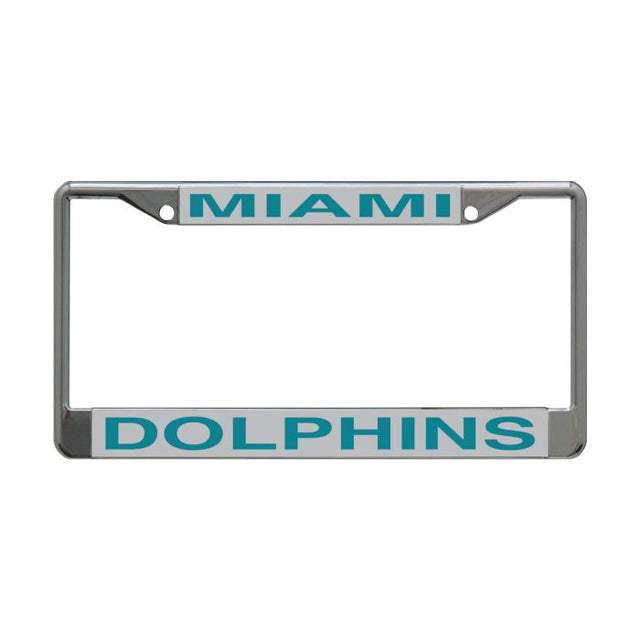 Miami Dolphins Lic Plt Frame S/L Printed