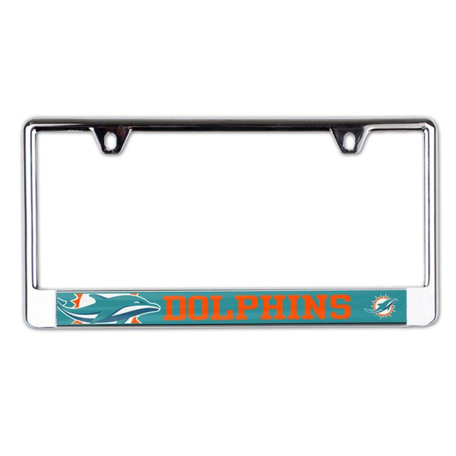 Miami Dolphins MEGA Lic Plate Frame B/O Printed