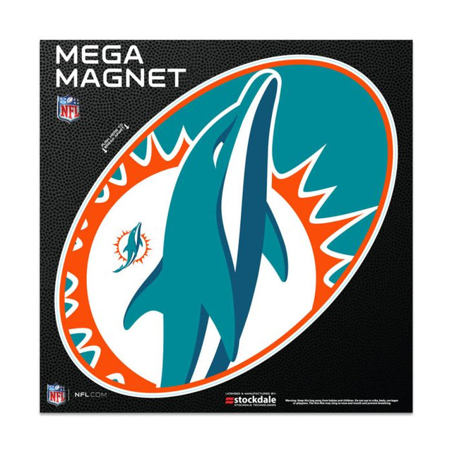 Miami Dolphins MEGA Outdoor Magnets 6" x 6"