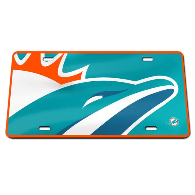 Miami Dolphins MEGA Specialty Acrylic License Plate