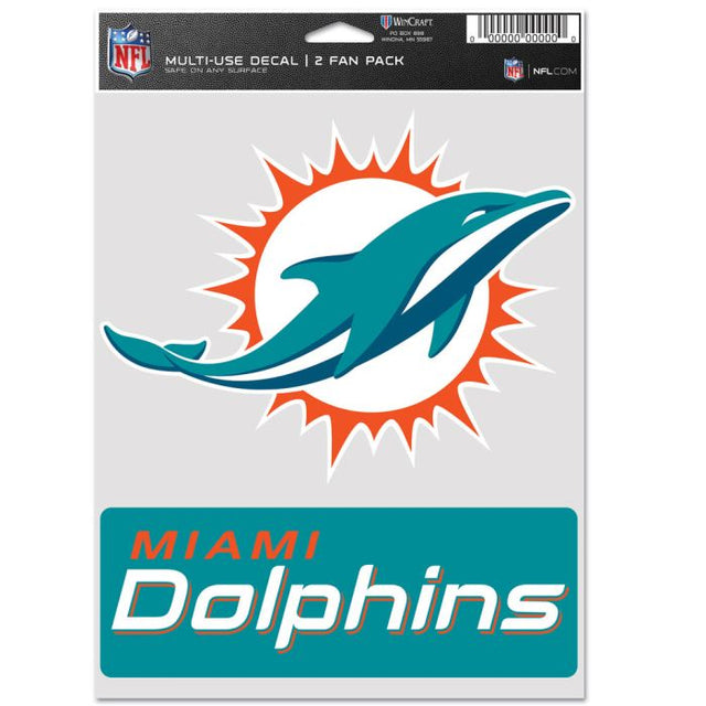 Paquete multiusos para 2 fanáticos de los Miami Dolphins