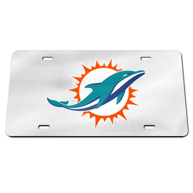 Miami Dolphins Specialty Acrylic License Plate