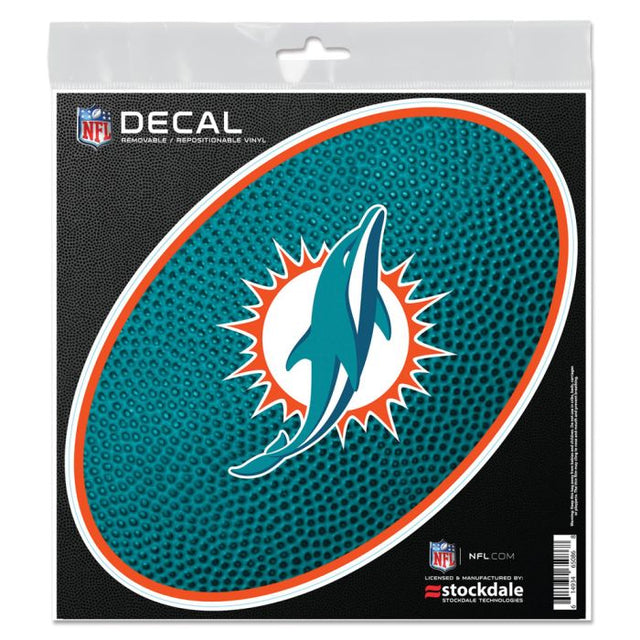 Miami Dolphins TEAMBALL All Surface Decal 6" x 6"