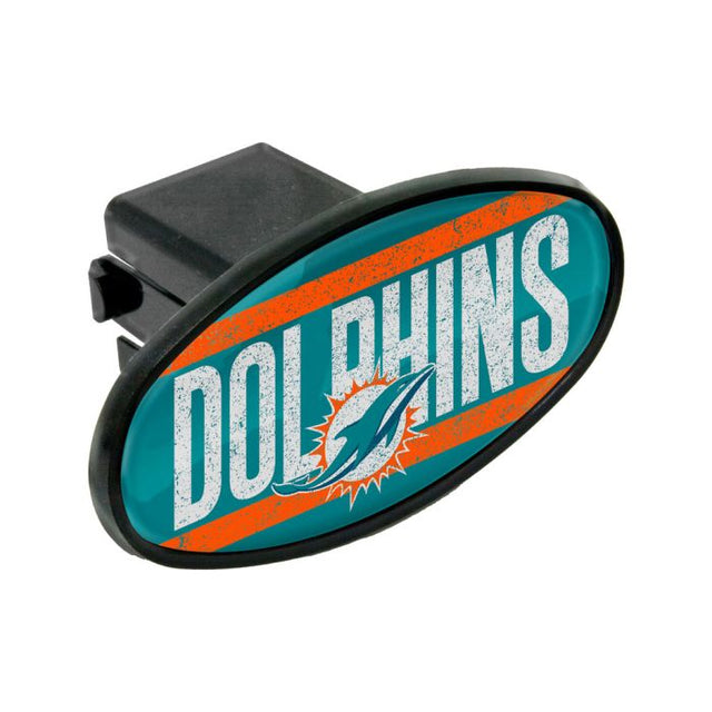 Miami Dolphins VINTAGE Oval 2" Hitch Receiver