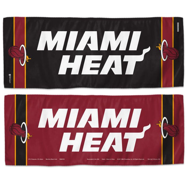 Toalla refrescante Miami Heat de 12" x 30"