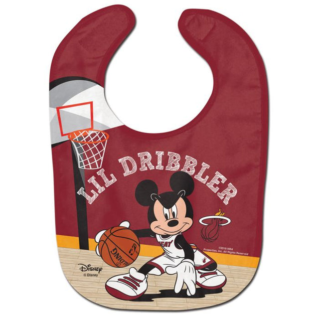 Babero para bebé All Pro de Disney y Miami Heat