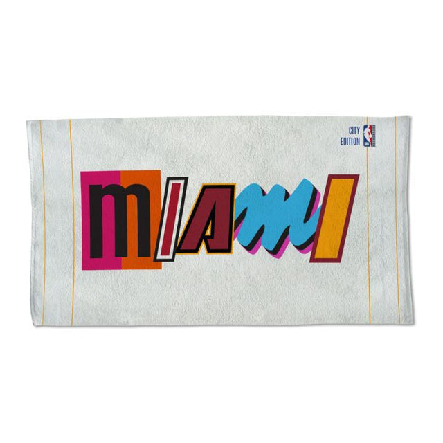 Miami Heat Full Color Locker Room Towel One Sided