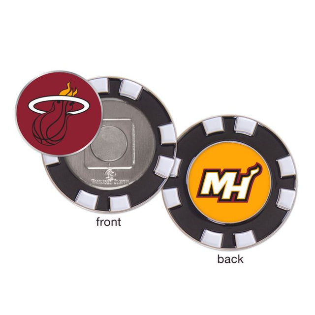 Miami Heat Golf Poker Chip Marker