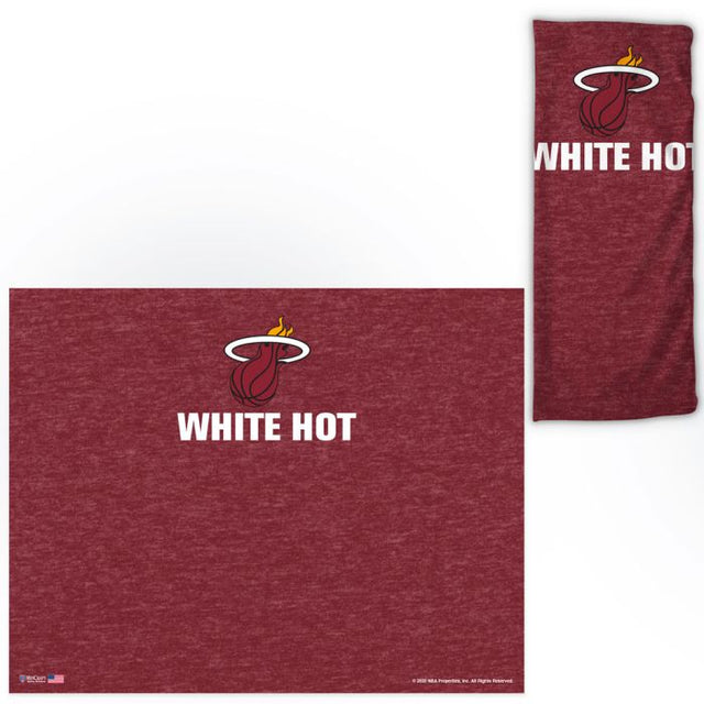 Envolturas para fanáticos con el logo de Miami Heat HEATHERED