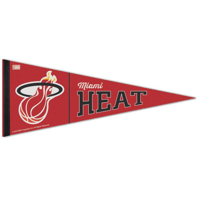 Banderín de primera calidad HARDWOOD CLASSIC de Miami Heat/Hardwoods de 12" x 30"