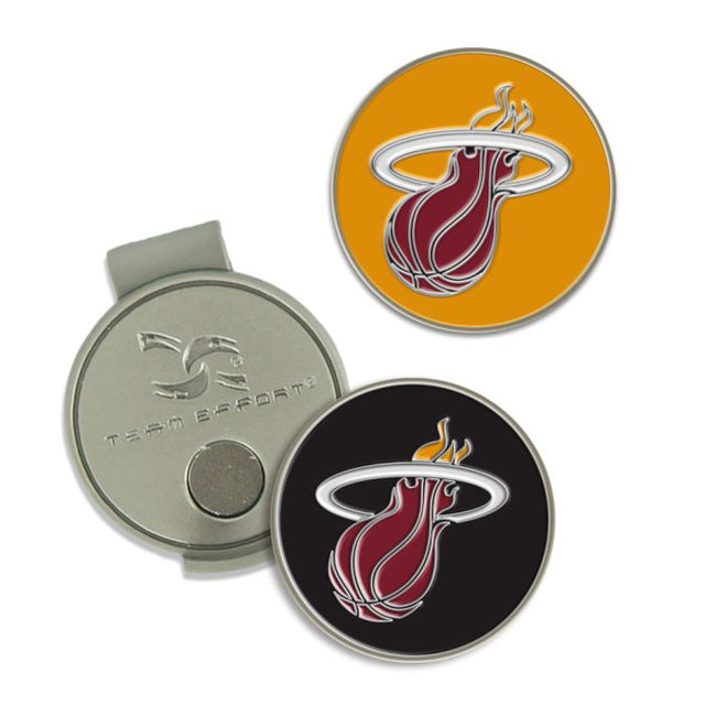 Clip y marcadores para gorra de los Miami Heat