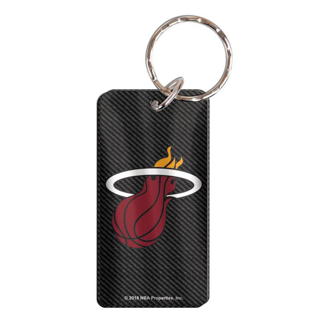 Llavero rectangular de los Miami Heat