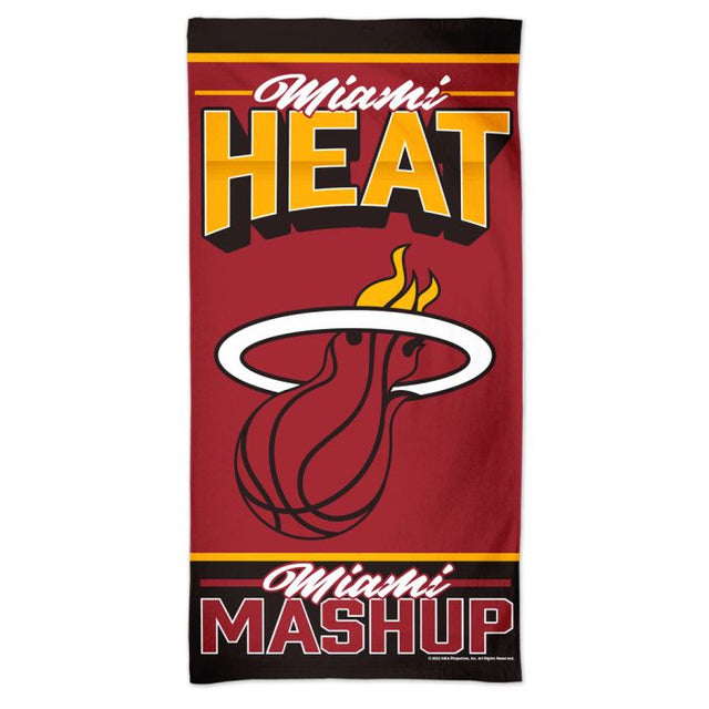 Toalla de playa Spectra de Miami Heat de 30" x 60"