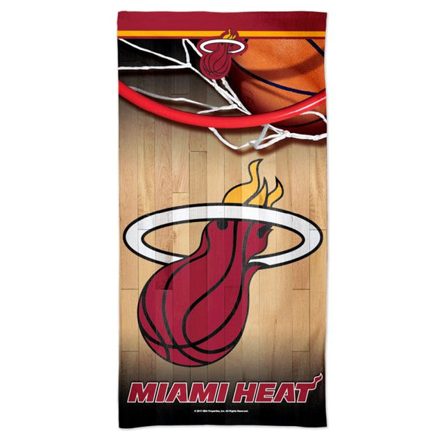 Toalla de playa Spectra de Miami Heat de 30" x 60"