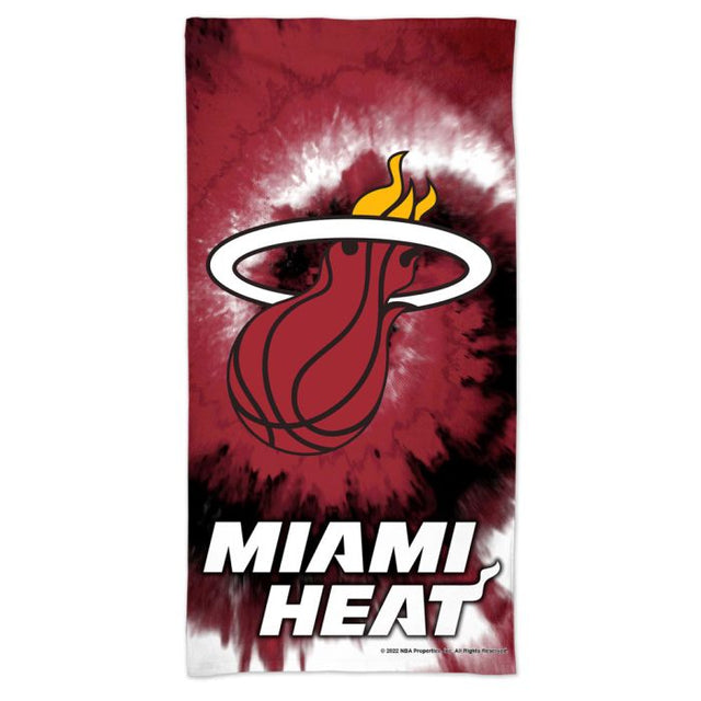 Miami Heat TDYE Spectra Beach Towel 30" x 60"