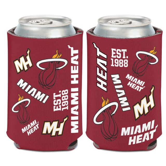 Enfriador de lata dispersante Miami Heat de 12 oz.