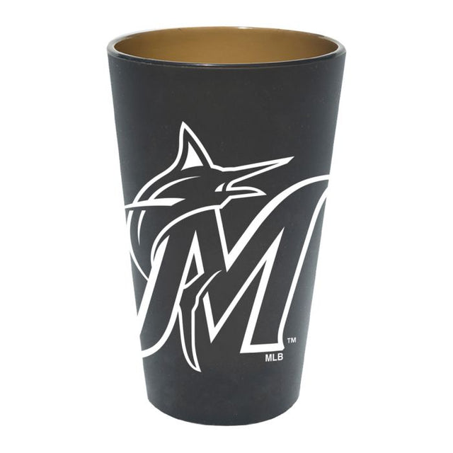 Miami Marlins 16 oz Silicone Pint Glass