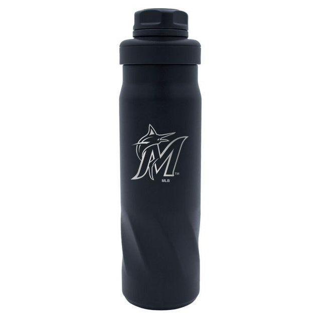 Botella de agua de acero inoxidable Morgan de 20 oz de los Miami Marlins