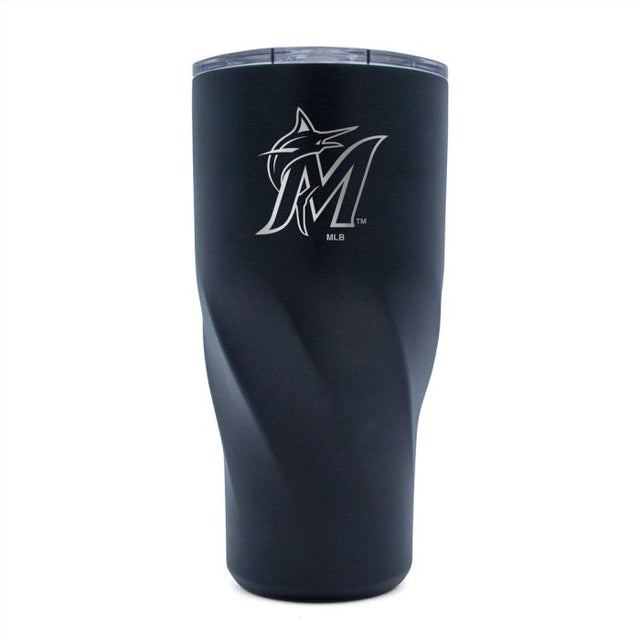 Vaso de acero inoxidable Morgan de 30 oz de los Miami Marlins