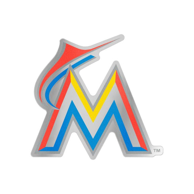 Calcomanía para auto con emblema de los Miami Marlins