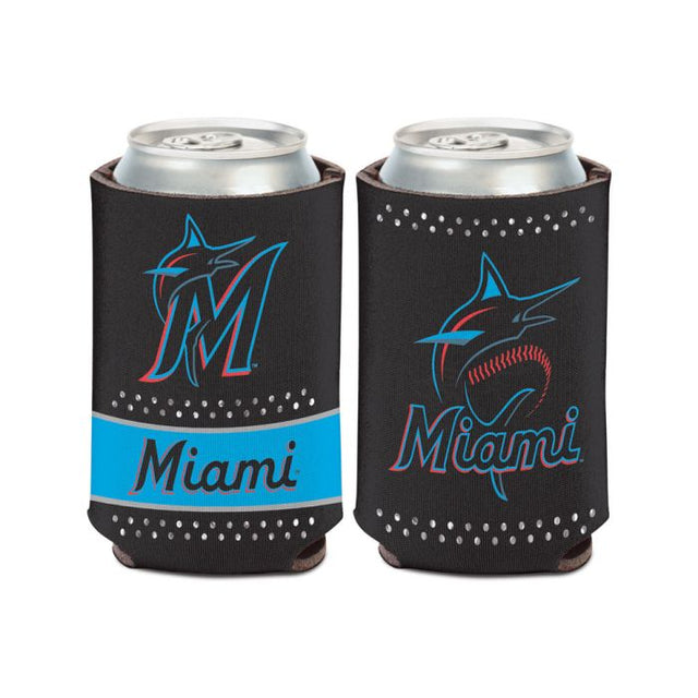 Enfriador de lata Bling de Miami Marlins de 12 oz.