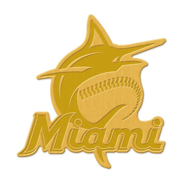 Miami Marlins Collector Enamel Pin Jewelry Card