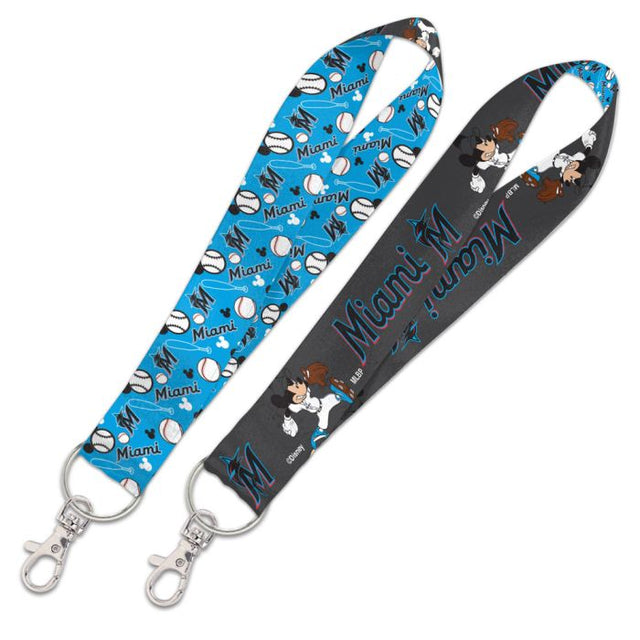 Miami Marlins / Disney Mickey Mouse Lanyard Key Strap 1"