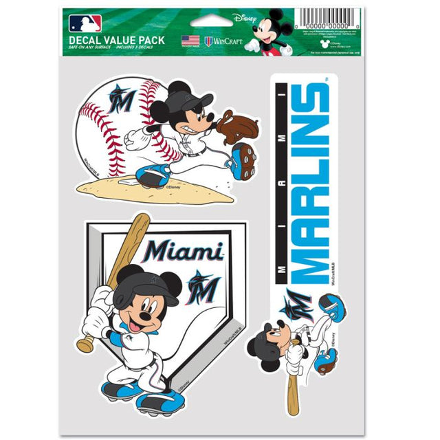 Miami Marlins / Disney Multi Use 3 Fan Pack