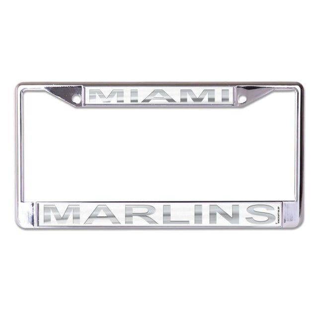 Miami Marlins FROST Lic Plt Frame S/L Printed