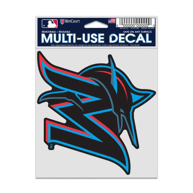 Miami Marlins Fan Decals 3.75" x 5"