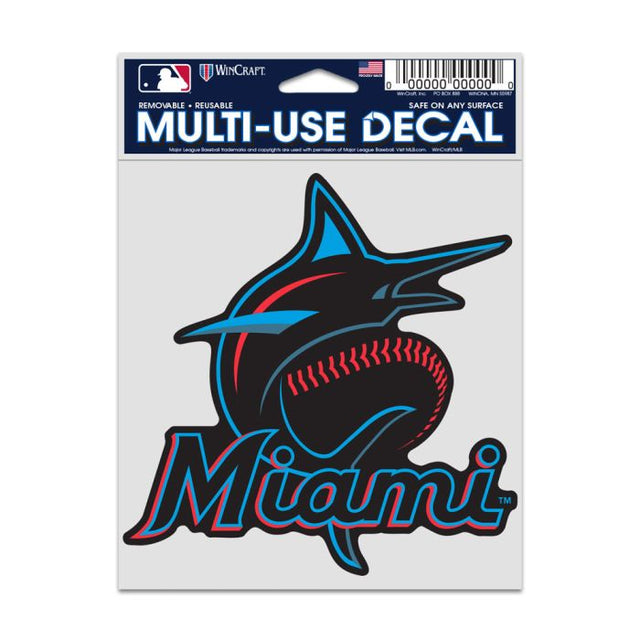 Miami Marlins Fan Decals 3.75" x 5"