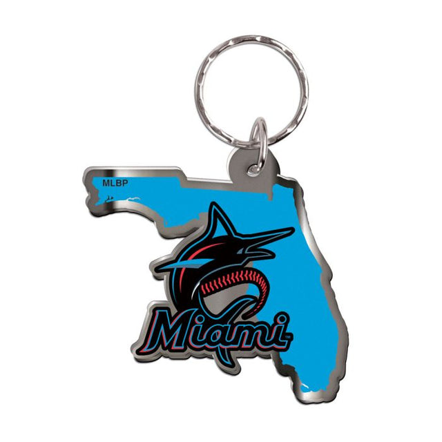 Miami Marlins Keychain Freeform