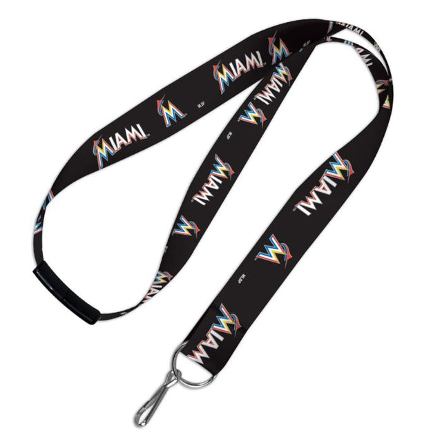 Cordones de los Miami Marlins con cierre de seguridad de 1"