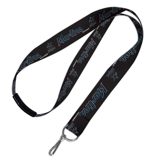 Miami Marlins Lanyards w/Breakaway 1"