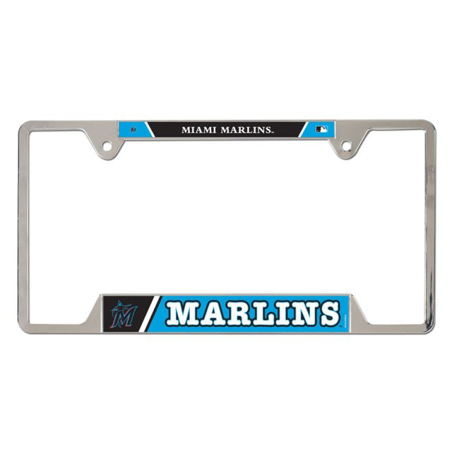 Miami Marlins Metal License Plate Frame