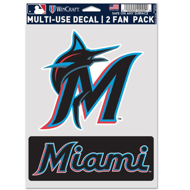 Miami Marlins Multi Use 2 Fan Pack