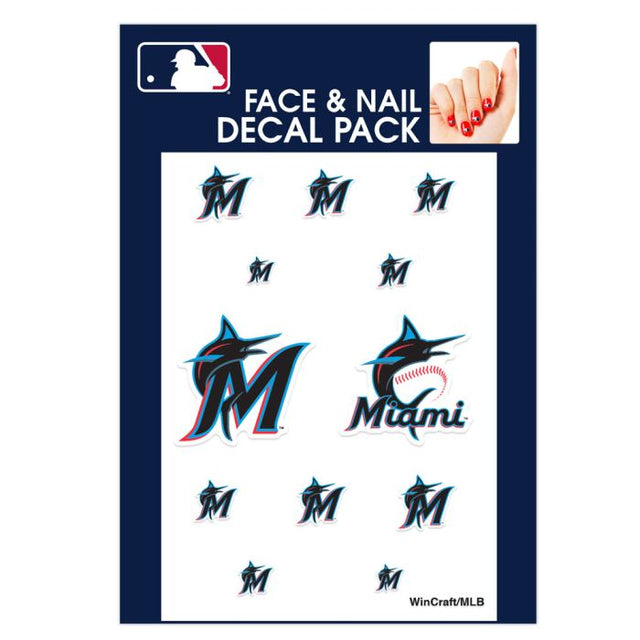 Miami Marlins Nail Cals