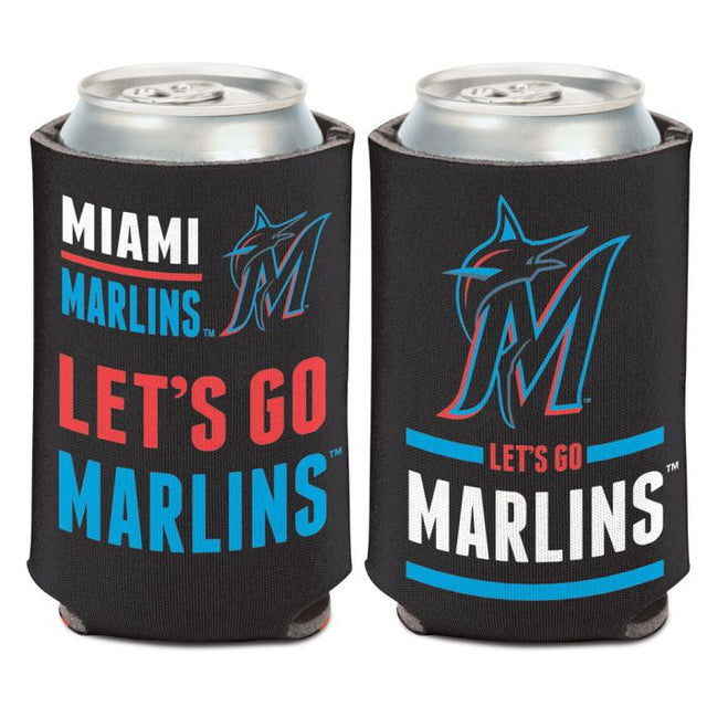 Enfriador de lata SLOGAN de Miami Marlins de 12 oz.