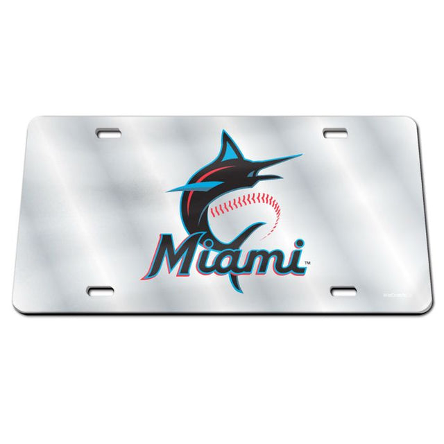 Matrícula acrílica especial de los Miami Marlins