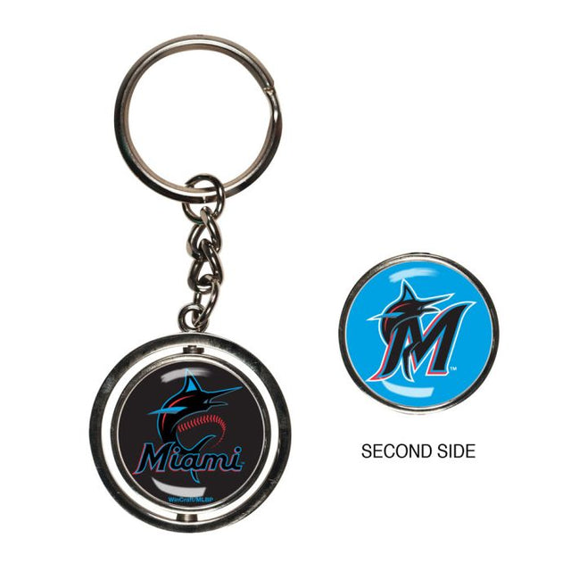 Miami Marlins Spinner Key Ring