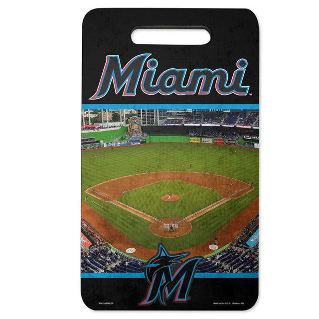 Cojín para asiento de estadio de los Miami Marlins: almohadilla para rodillas de 10 x 17