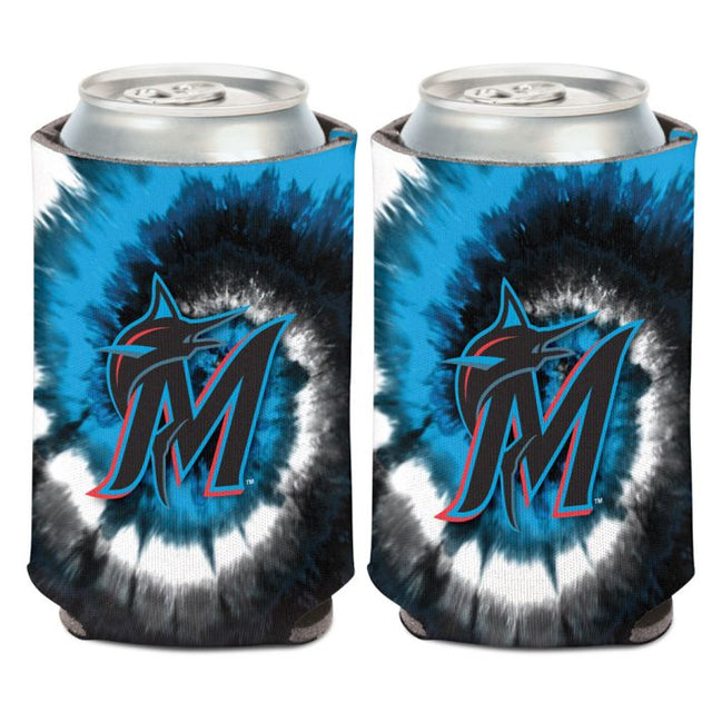 Enfriador de lata con teñido anudado de los Miami Marlins, 12 oz.