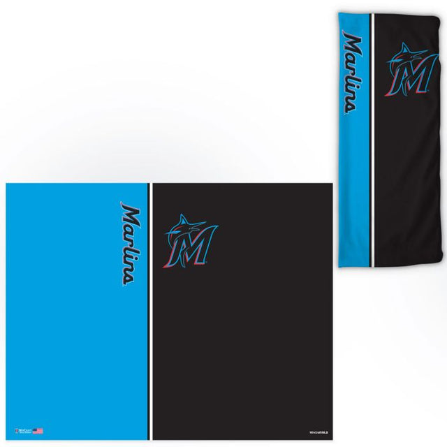 Miami Marlins Vertical Split Fan Wraps