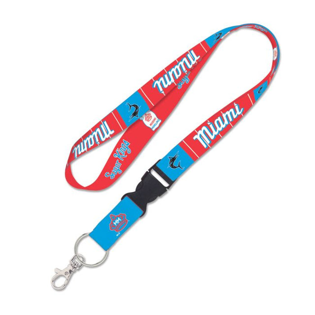 Miami Marlins city Lanyard w/detachable buckle 1"