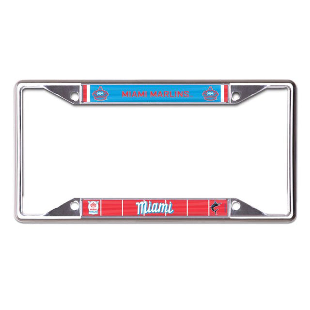 Miami Marlins city Lic Plt Frame S/S Printed